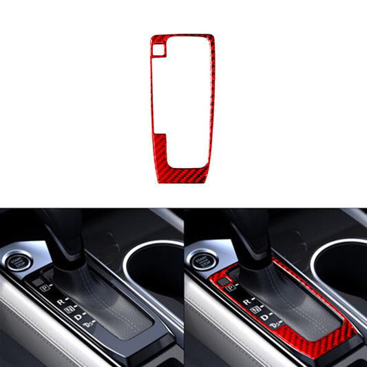 Red Carbon Fiber Gear Shifter Inner Frame Cover Trim for Nissan Altima 2019-2022