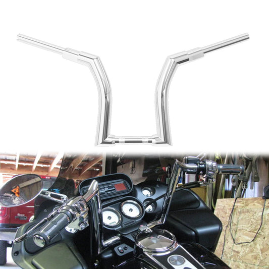 Chrome 16 Ape Hanger Handlebar 1.25Riser for Harley Road King Road Glide 14-23