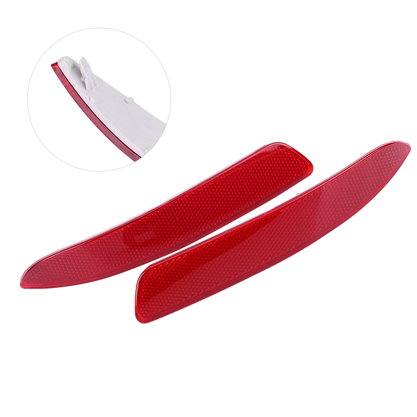 63217158949 2pcs Rear Bumper Reflector Tail Light Lamp Case LH RH for 07-13 for BMW
