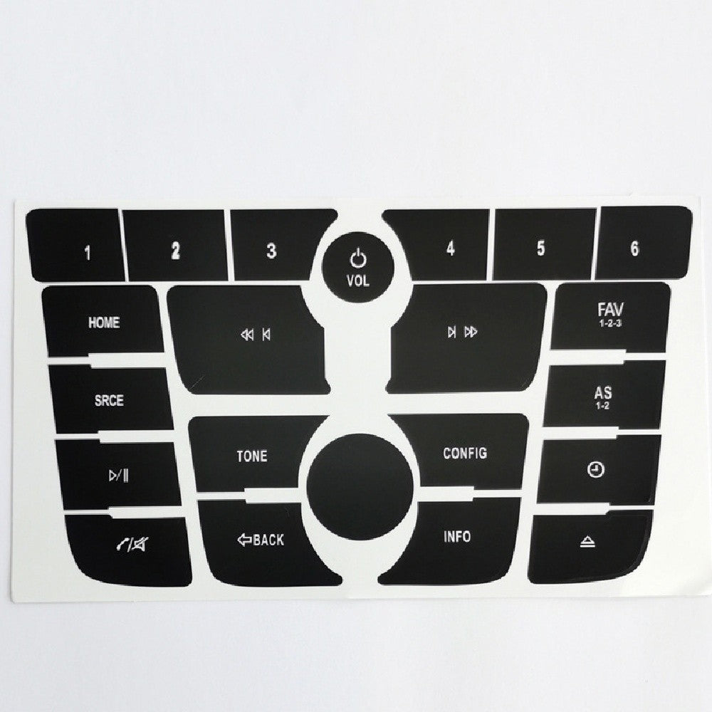 1 x CD Radio Audio Button Repair Stickers for Buick Verano / Encore 2012-2015