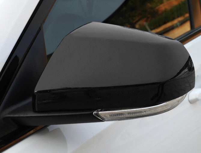 for Cadillac CT4 2020-2024 Glossy Black Exterior Rear View Mirror Cover Trim 2X