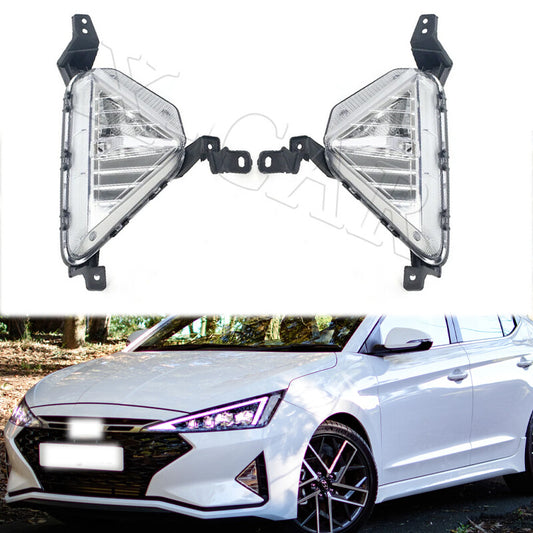 1. Dual front fog lights for Hyundai for Elantra sedan 2019-2020 92301F2510 92302F2510