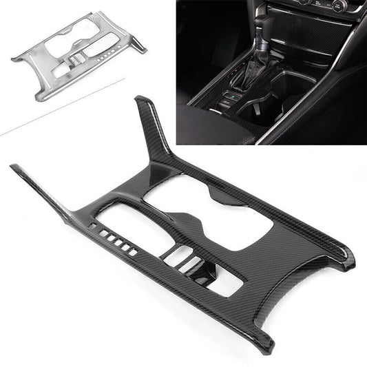 Gear Shift Box Water Cup Holder Cover Trim Fit for Honda Accord 2018 ABS Plastic