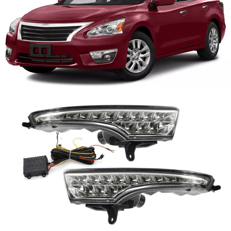 LED fog lights (DRL) are suitable for Nissan Teana Altima 2013, 2014, and 2015 models.