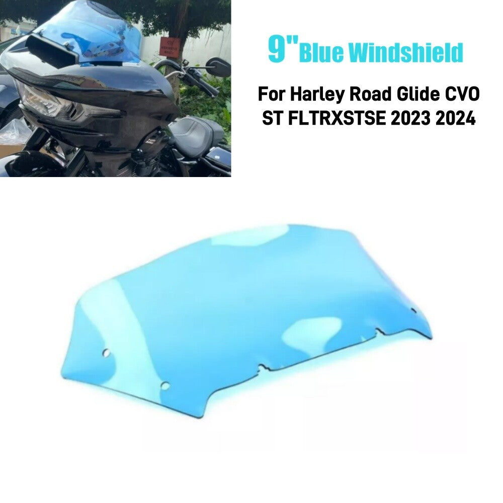 9 Blue Windshield Deflector for Harley CVO Road Glide ST FLTRXSTSE FLTRX 2024
