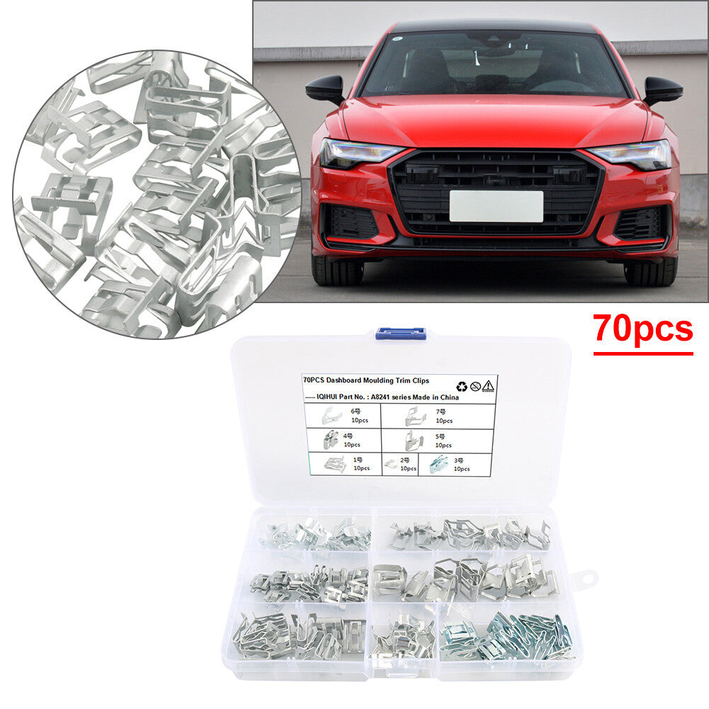 70x Instrument Panel Dashboard Retainer Fasteners Clips Moulding Trim