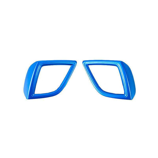 Fit for Mazda 3 Axela 2014-2019 Bright Blue Left And Right Air Outlet Vent Trim