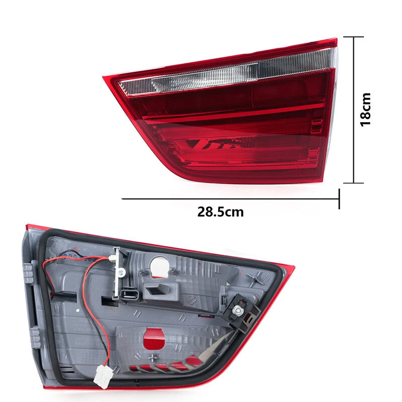 for BMW F25 X3 2011-2016 Left+Right Inner LED Tail Light Rear Brake Lamp Red