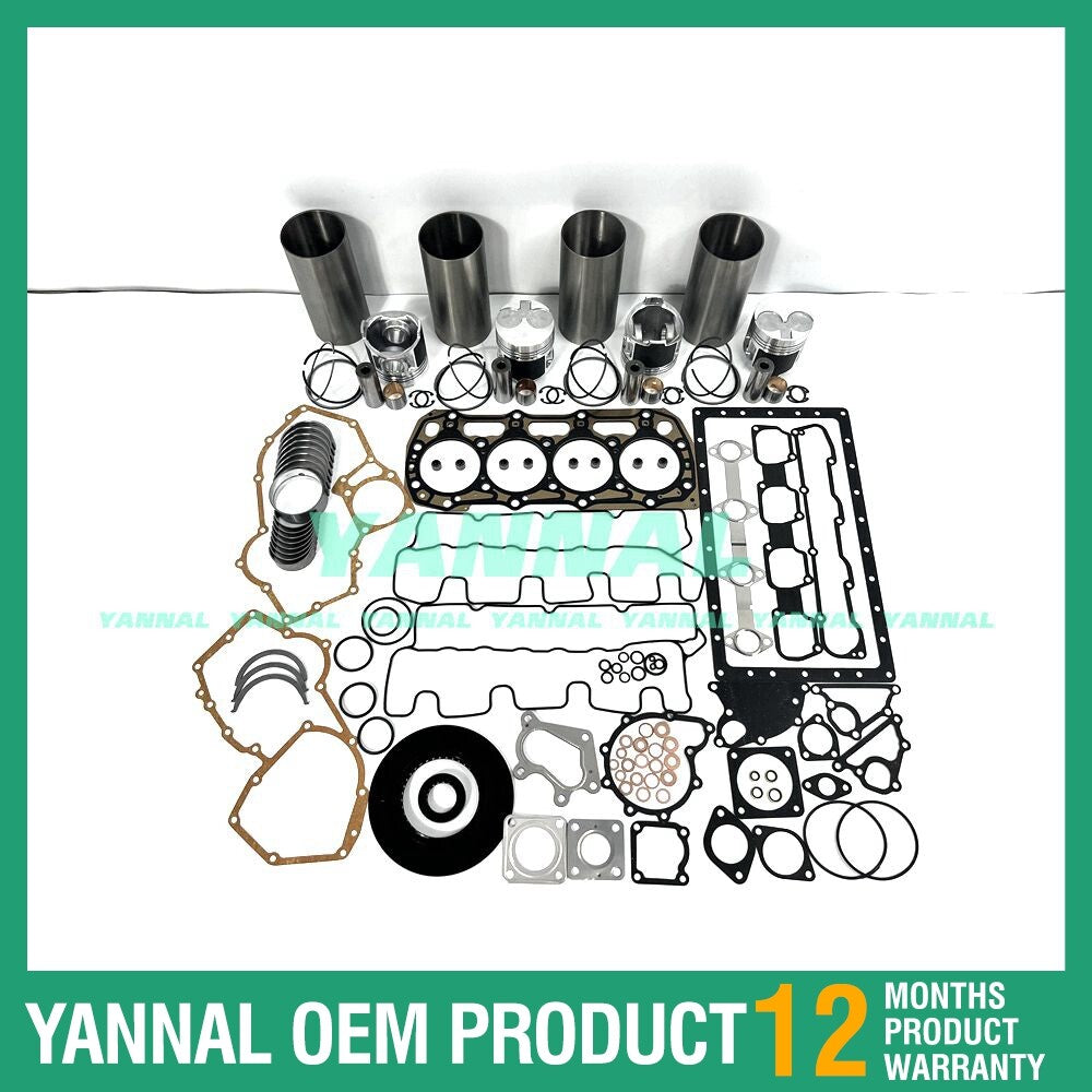 Engine overhaul and rebuild kit with washer bearing kit for Shibaura N844L engines