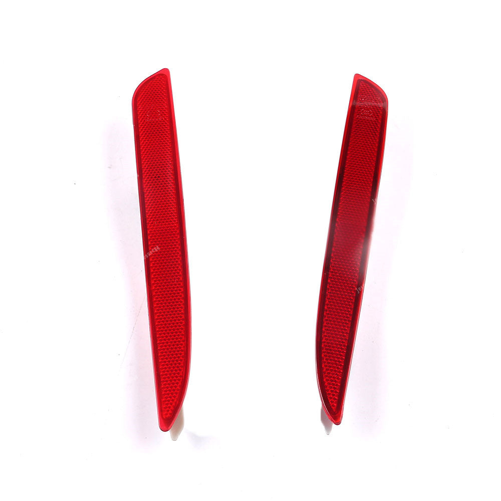 QTY2 RH LH Rear Bumper Red Reflector for Mazda 3 2008 2009 2010 2011 2012