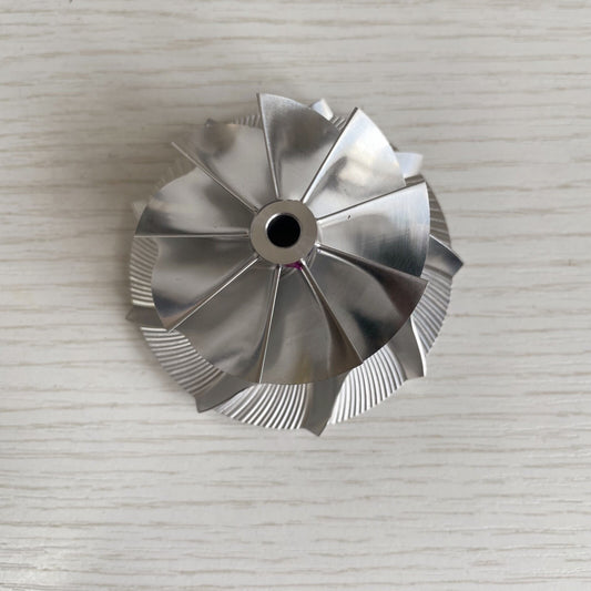 K16 Reverse 49.55/67.00 mm 9+0 Blade Performance Turbine Blank Compressor Wheel