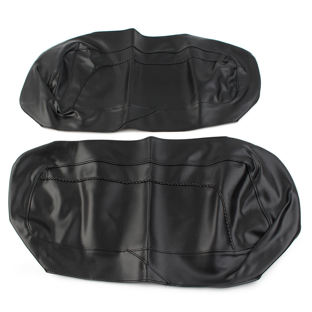 PU Waterproof Saddlebag Speaker Lid Cover for Harley Road Street Electra Glide