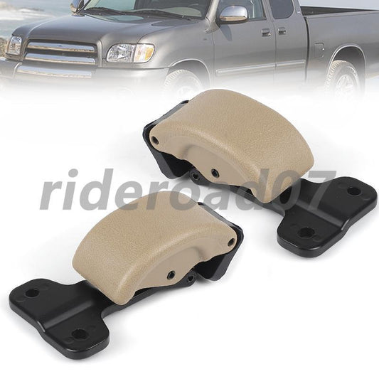 Beige Rear Quarter Glass Lock Tan RIGHT LEFT Set for Toyota Tundra 2000-2006