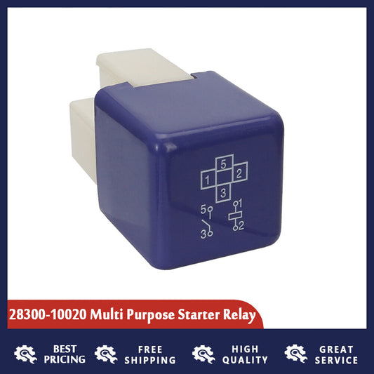 new 1-piece set of 4-pin 12V entry-level relays for Toyota for Lexus 92-08 (model number 28300-10020, model number 156700-0503-).