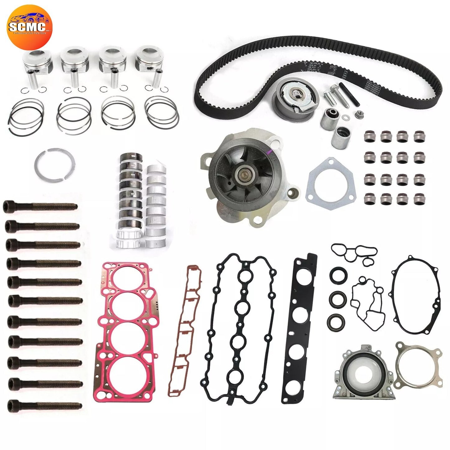 Engine Rebuild Service Kit Piston ¦µ82.5MM Seal Timing for VW for AUDI for SEAT AXXBWABPY