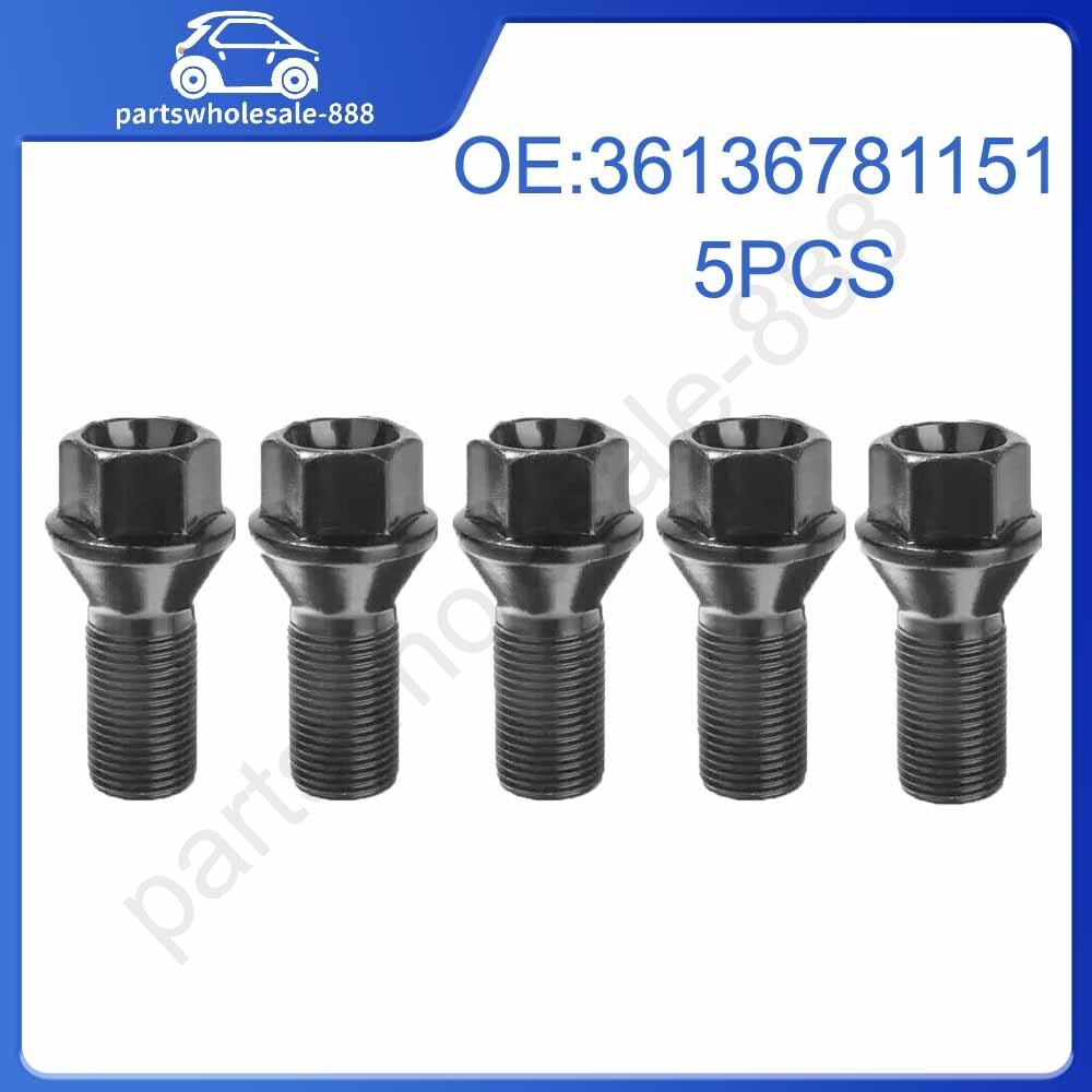 5-piece wheel lug bolt set 36136781151 suitable for BMW F25, X3, E70, X5, 118, 320, 328i, 428i, 430i