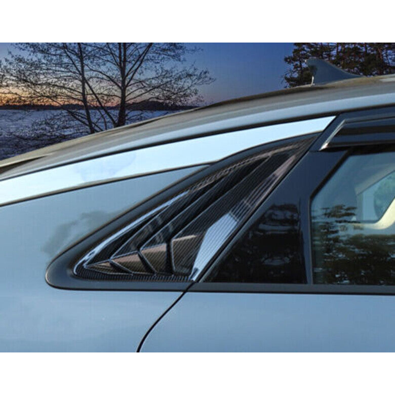for Kia K5 2021-2023 Carbon Fiber Side Vent Window Scoop Louver Cover Cap Trim