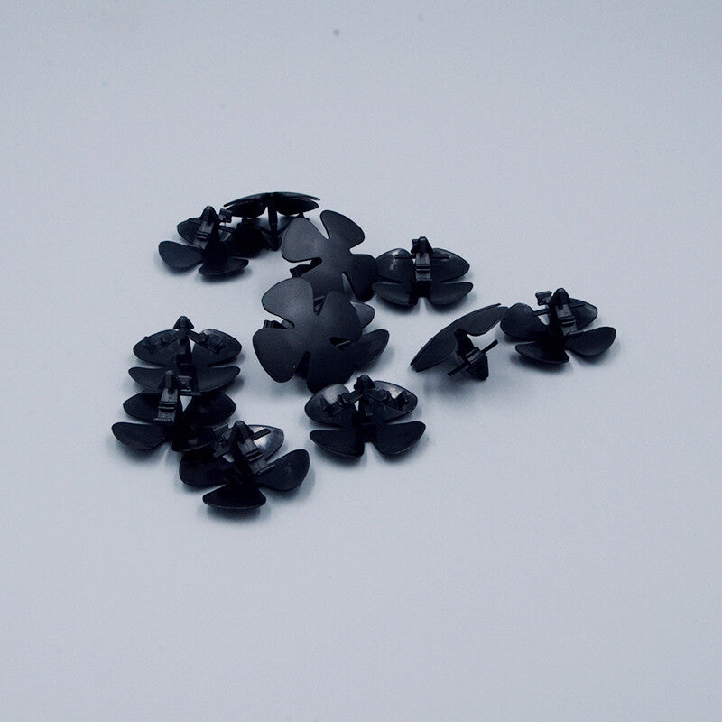 10 Nylon Decorative Panel Clips and Rivets 14027471 Suitable for General Motors Trucks 1981 - Upper Body
