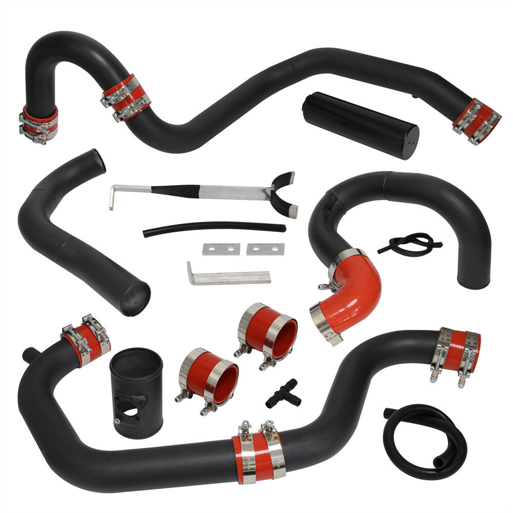 Intercooler Piping Kit Red for Subaru Impreza WRX STi 02-07 EJ20 EJ25 2.0/2.5L