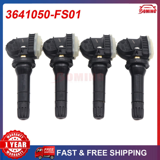 4 new TPMS Tire Pressure Sensors 3641050-FS01 for SERES SF5 AITO M5 M7 M9 433MHz