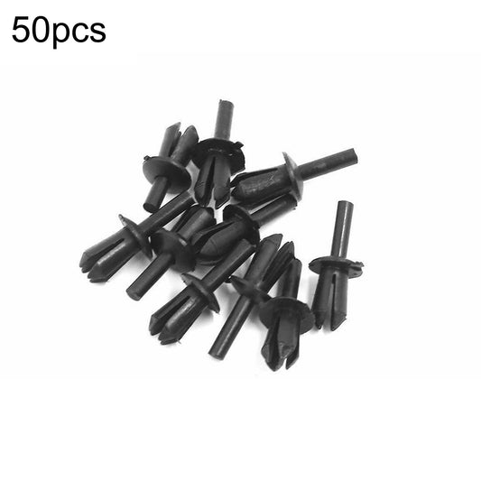 50PCS 5mm Plastic Engine Lining Trim Fastener Panel Retainer Clips for BMW