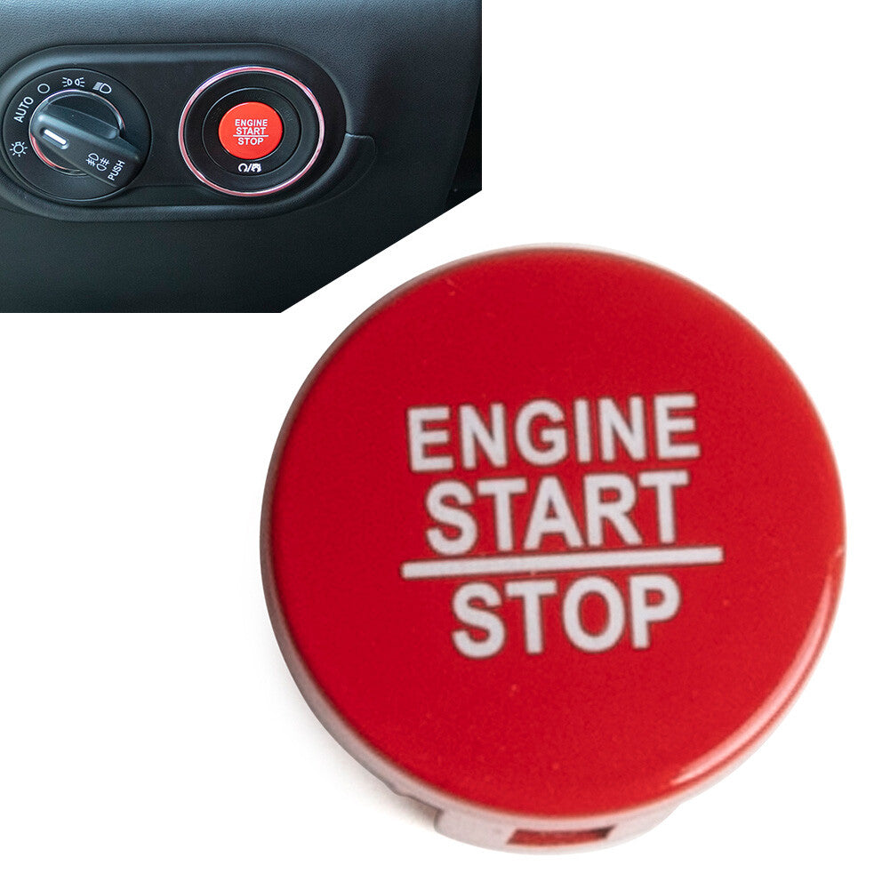 for Maserati Ghibli Quattroporte for Levante Red 1x Engine Start Stop Button Cover