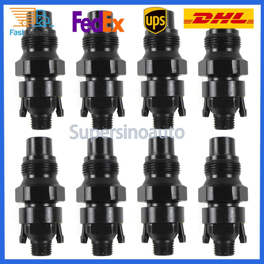 8PCS Fuel Injectors 0432217276 10233973 6703803 For 1992-2005 65 for Chevy 6.5L US