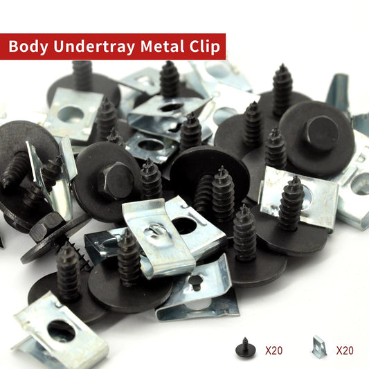 40 Teile Unterfahrschutz Unterboden Motorschutz Einbausatz Clip für for BMW 3erE46