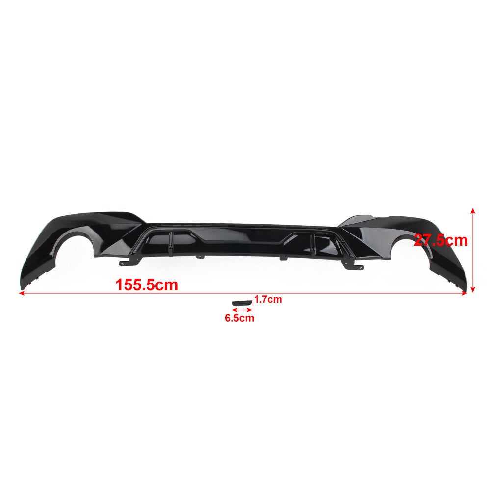 FIT for BMW 3 Series G20 G21 G28 2019+ Rear Bumper Lip Diffuser Lip