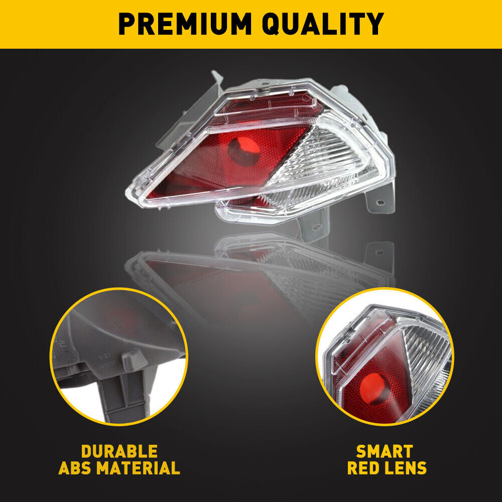 For 2016 2017 2018 for Toyota RAV4 Rear Bumper Reflector Light Stop Lamp LH RH 2Side