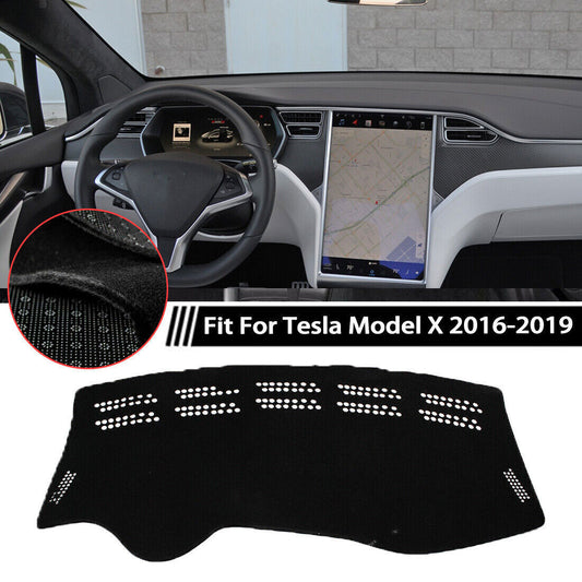 1X Inner Dashboard Dash Mat Non-slip DashMat Sun Shade for Tesla Model X 16-2019