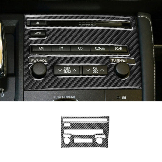 Carbon Fiber Radio Console Cover Trim for Lexus CT200h 2011-17