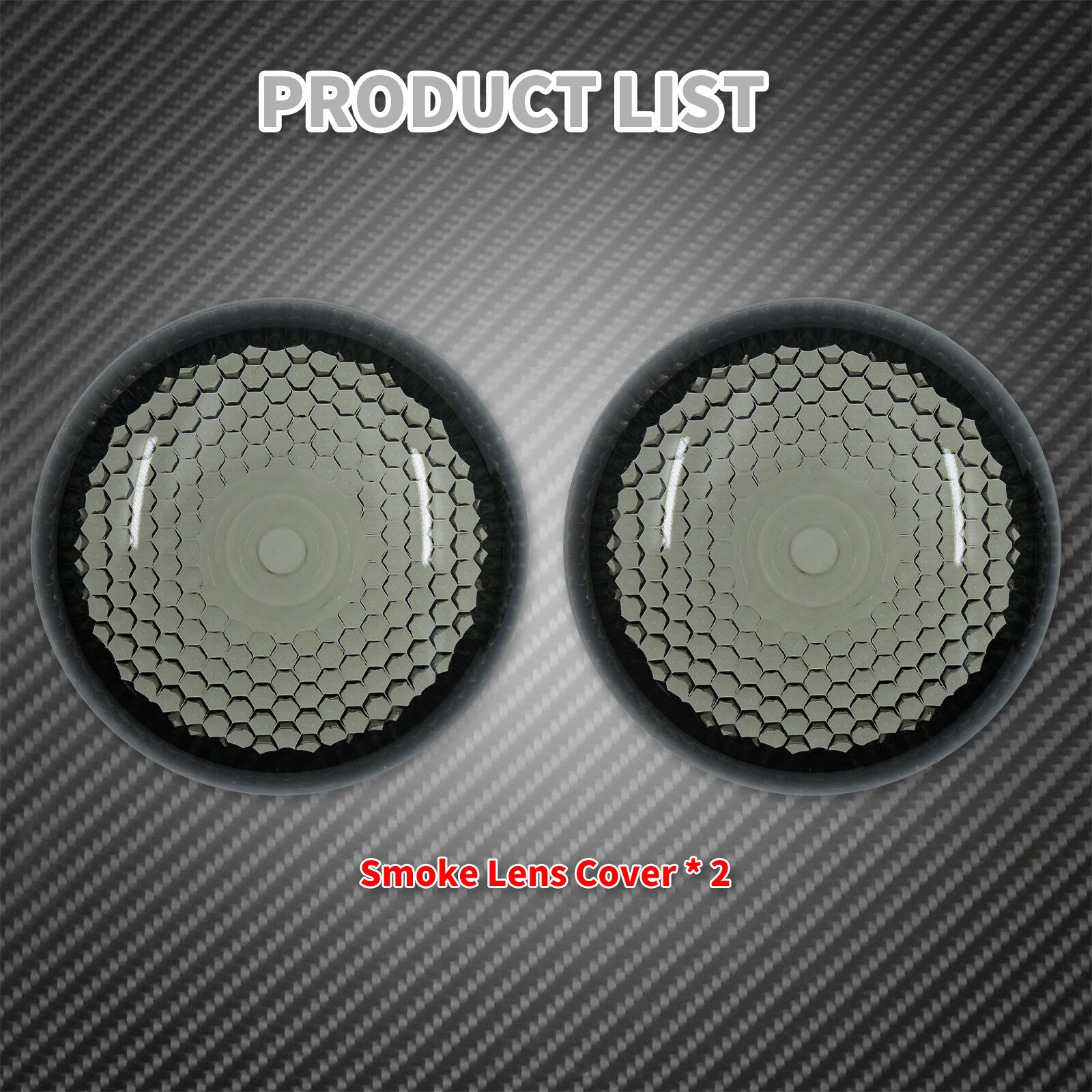 2x Smoke Bullet Turn Signals Light Lens Cover Fit for Harley FLRT FLTRX 2000-23