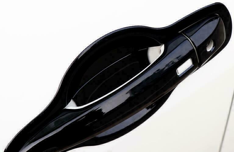 for Nissan Sentra 2020-2022 Stainless Glossy Black Door Handle Bowl Cover Trim