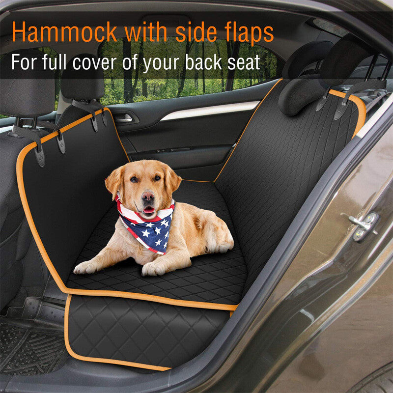 American Pet Dog Car Back for Seat Cover 600D Protective Hammock, Non-slip and Waterproof