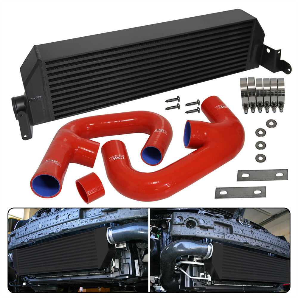 for VW for Golf R GTI MK7 2.0T 15-17 Upgrade Twin Intercooler Kit High Performance