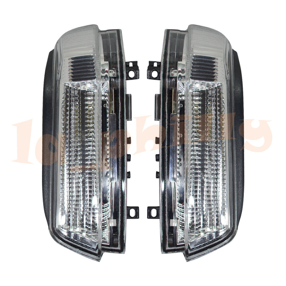 2Pcs For 06-19 for Mitsubishi for Pajero Rear RH+LH Mirror LED Dynamic Turn Signal Light