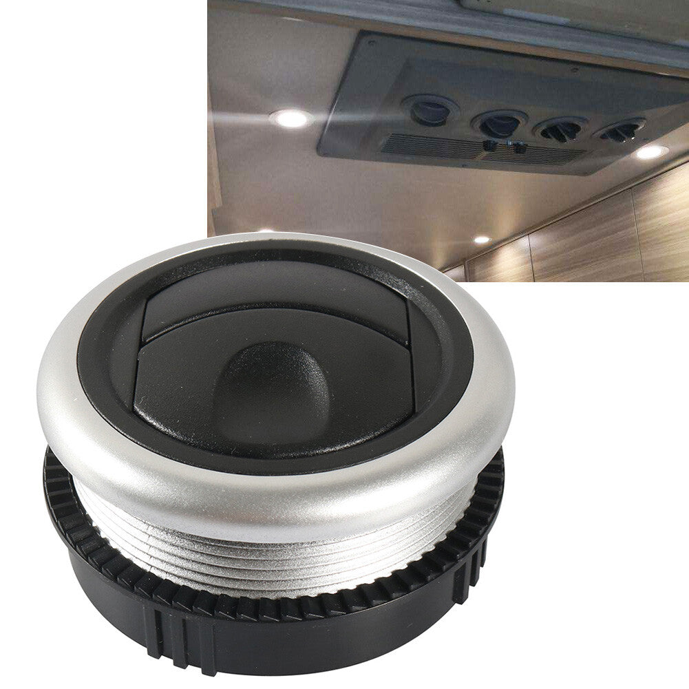 Round Rotating Air Conditioning Air Vent Ventilation Outlet Fit RV Boat Bus Car