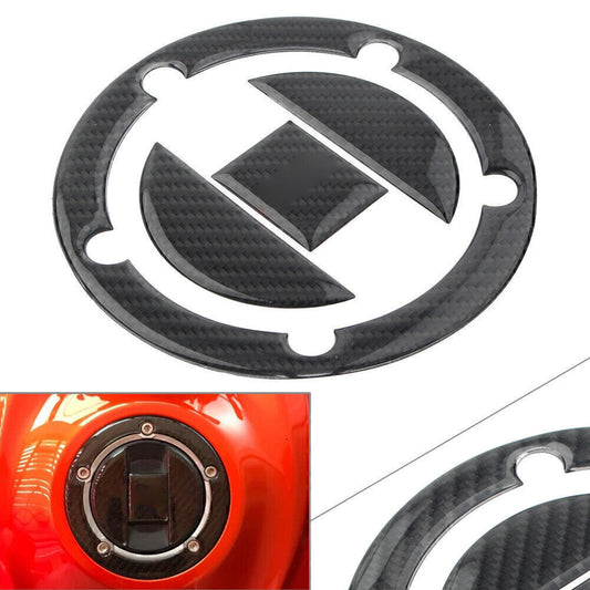 Carbon Fiber Petrol Fuel Cap Protector Tank Sticker Fit for SUZUKI GSXR 1000 750 600
