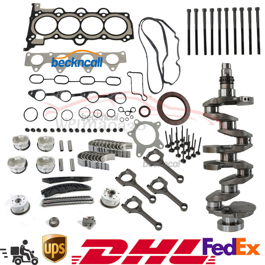 G4FG 1.6L Engine Overhaul Rebuild Kit-Crankshaft / Rods / Timing for Hyundai for Kia