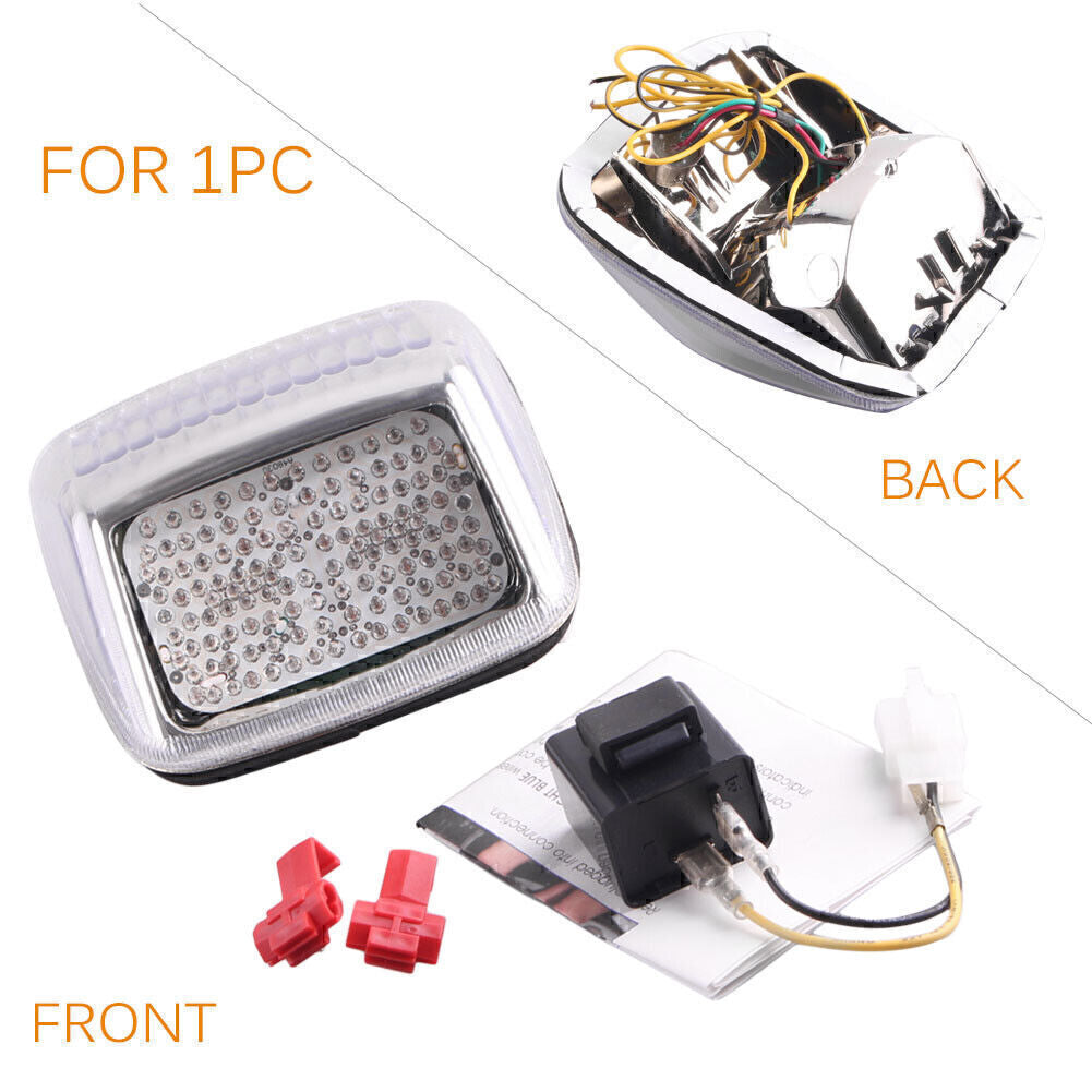 Clear Tail light turn signal Light Fit for Harley Deuce All Years / V-ROD 2002-2011