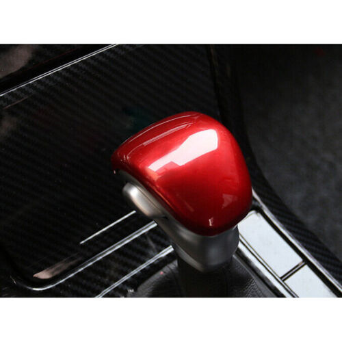 for Kia Forte 2019-2021 Red Inner Central Console Gear Shift Knob Cover Trim Cap