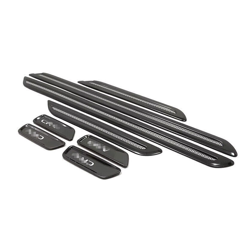 for Honda CR-V 2023-2024 Black Steel Inner Door Panel Strip Molding Cover Trims