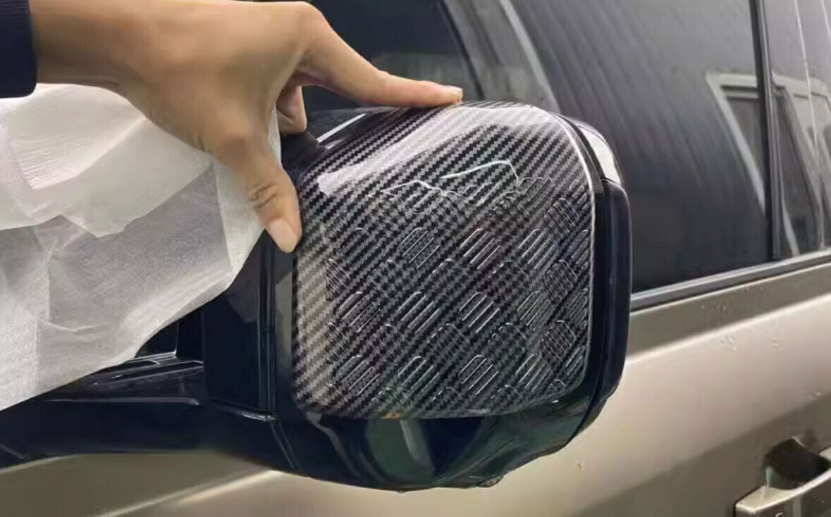 for Land Rover for Defender 2020-25 Carbon Fiber Rear View Mirror Cap Cover Trim 2P
