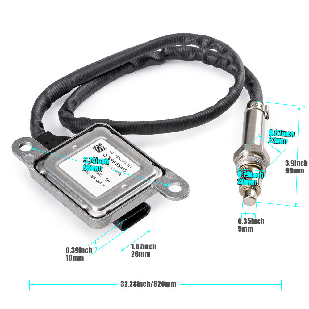 Nitrogen oxide sensor 5WK97338A suitable for Detroit DD13 DD15/16 for Freightliner for Benz .