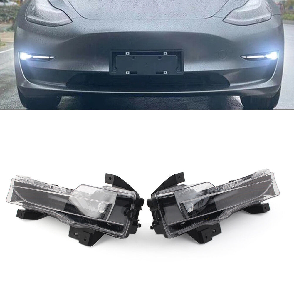 Fog Lamp Daytime Running Light DRL Turn Signal for Tesla Model 3 for Model Y Pair