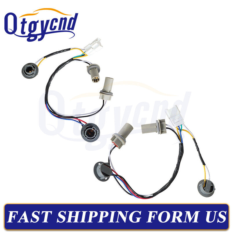 2Pc 92450-3Q000 For 2011-2014 Sonata Rear Taillight Lamp Socket Wiring Harness