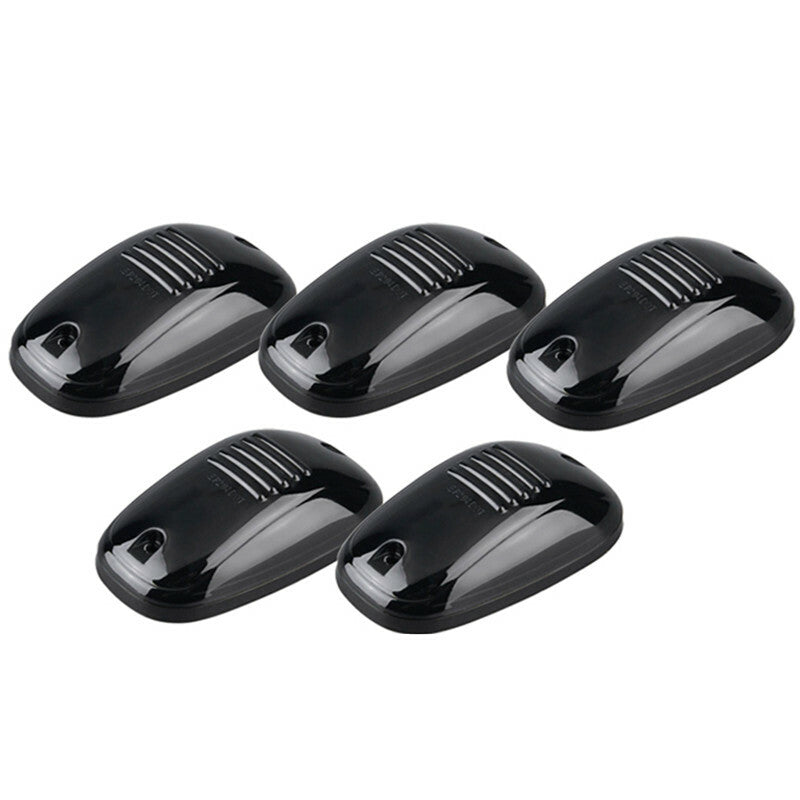 5P Car Cab Roof Marker Lights DC 12V Black Smoked Lens Clearance Marker LED Lamp