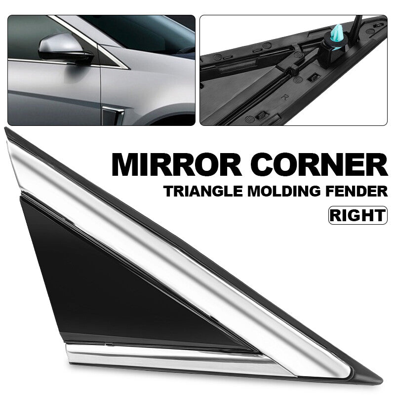 Front Right Mirror Corner Triangle Molding Fender fit for Cadillac SRX 2010-2016
