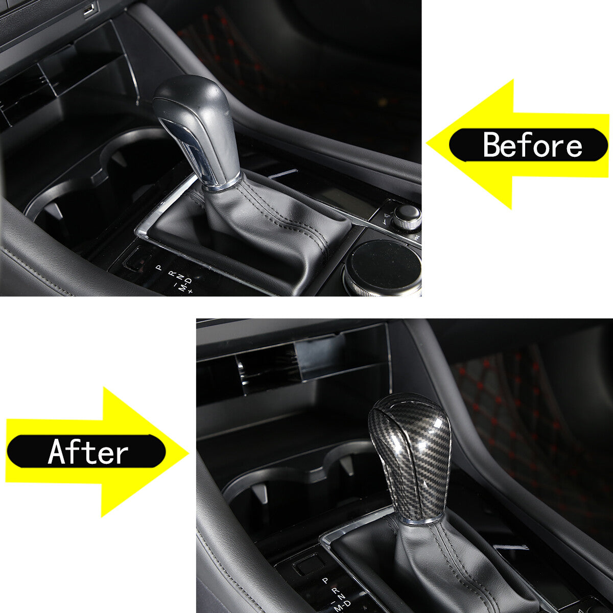 Red electronic parking brake button cover trim for Toyota Tundr¨¡ Sequoi 2022-23 USA